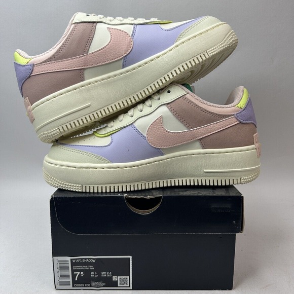 Nike Shoes Air Force 1 Low Shadow “Cashmere/Easter” 2024 - Picture 3 of 5